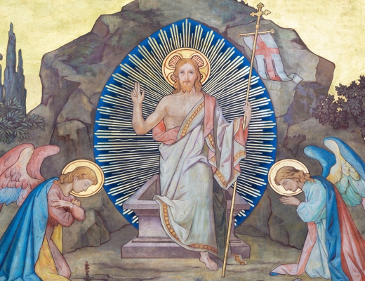 Opstandelsen. Fresco fra Sankt Kyrillos og Methodios kirken i Prag. Sidste halvdel af 1800-tallet. Kilde: Shutterstock.