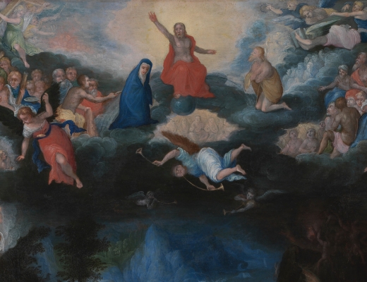 Dommedag. Maleri: Ukendt kunstner, 1602. Kilde: SMK.
