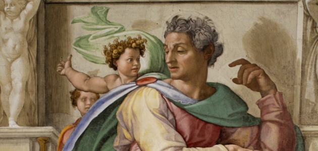 Profeten Esajas af Michelangelo.