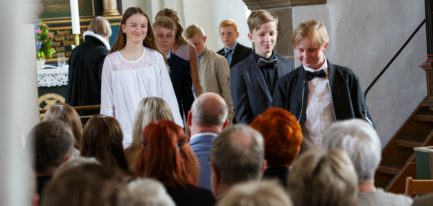 Konfirmation i Mosbjerg Kirke