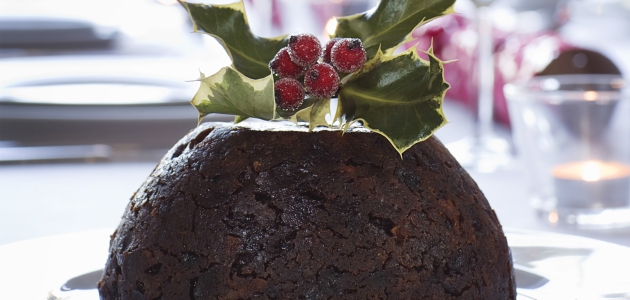 Engelsk Christmas Pudding. Foto: Jeppe Sloth Carlsen.