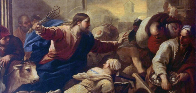 Expulsion of the Moneychangers from the Temple - Luca Giordano