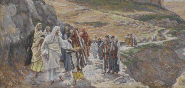 "Jesus Discourses with His Disciples" - James Tissot