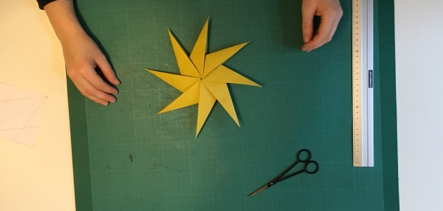 Origami-julestjerne