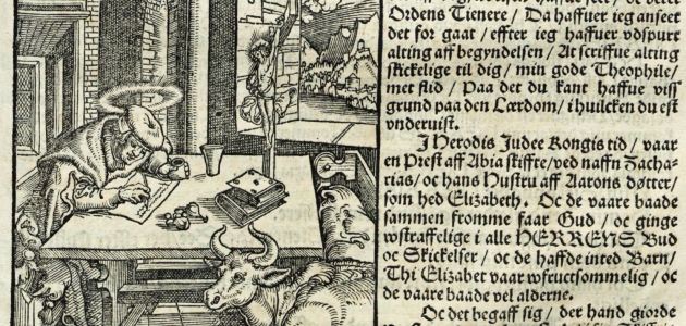 Christian 3.'s Bibel. Kilde: Det Kongelige Bibliotek.