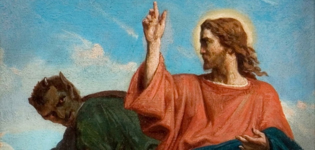 Satan. Maleri af Félix-Joseph Barrias, ca. 1860.