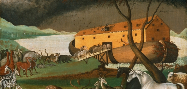 Noas ark. Maleri af Edward Hicks, 1846. Kilde: Wikimedia Commons.
