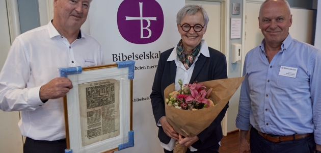 Bibelselskabet Pris 2022. Foto: Carsten Lundager.