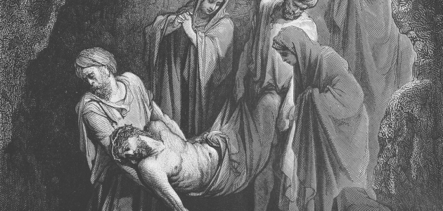 Jesus' begravelse. Illustration af Gustave Doré. Foto: Nicku / Shutterstock.com.