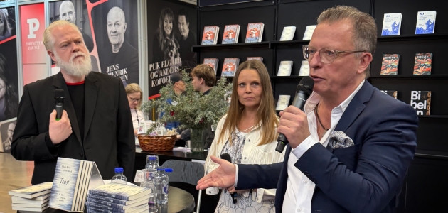 Arrangement om bogen "Trøst" på Bogforum 2025.