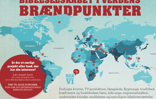 Bibelselskabet i verdens brændpunkter