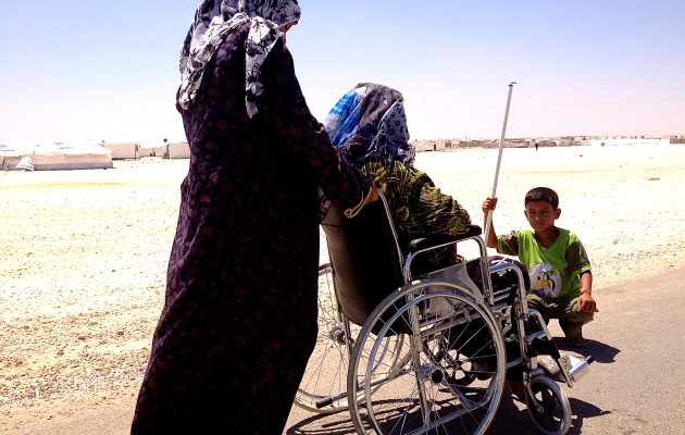 Syriske flygtninge i Jordan. Foto: Lotte Lyng og Synne Garff. 