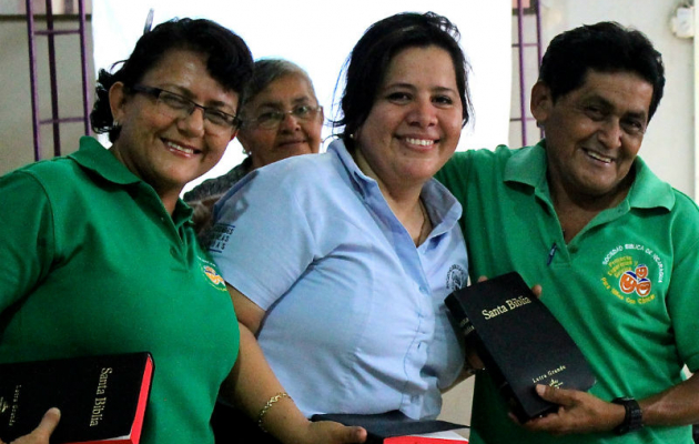 Projektchef Rebeca Alfaro. Nicaragua 2016. Foto: De Forenede Bibelselskaber. 