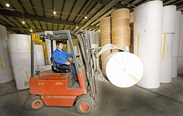 Truck med papirrulle, Kina. Foto: De Forenede Bibelselskaber