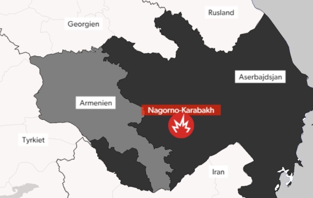 Kort over Armenien. Infografik: DR