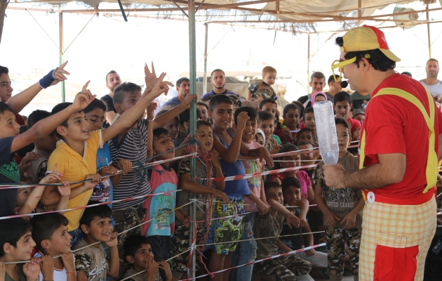 Farhan, SAT-7 klovn, Libanon. Foto: UBS