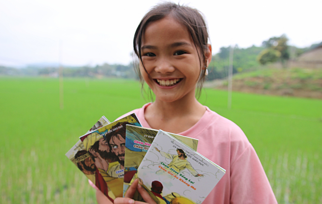 Cambodia, Asien, bibler til verdens børn