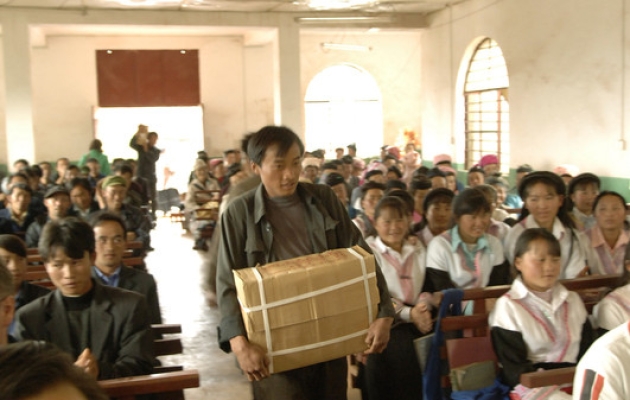 Bibelpapir, Kina, Nanjing. Foto: UBS