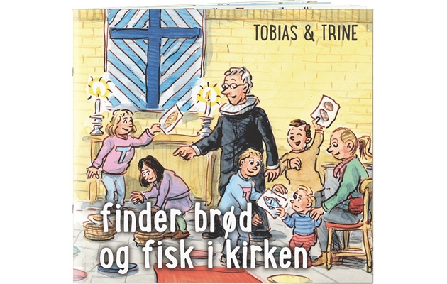 Tobias og Trine finder brød og fisk i kirken