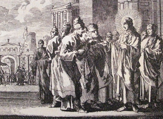 Jesus diskuterer med farisæerne