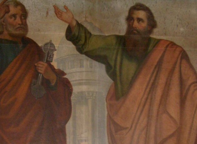 Saint Péter and Pául Altarpiece Depicting Apostles in the Church of Sajónémeti - Farkas Gergely 1290x650