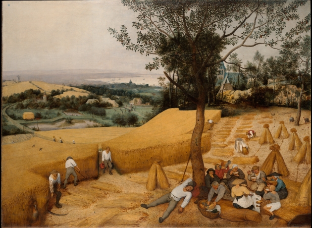 Foto: The Harvesters af Pieter Brueghel den ældre. Wikimedia Commons.