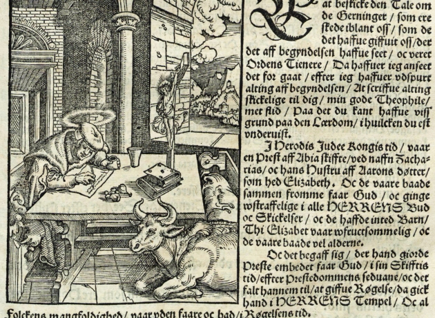 Christian 3.'s Bibel. Kilde: Det Kongelige Bibliotek.