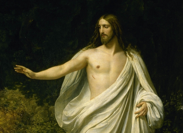 Jesus. Maleri af Alexander Ivanov, 1835. Kilde: Wikimedia Commons.