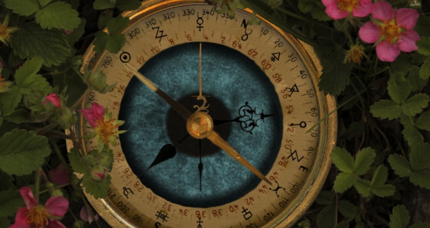 Det gyldne kompas, som Lyra får i bogen, kan måle sandheden. Det bliver også kaldt alethiometer, der på græsk betyder 'sandhedsmåler'. Foto: George Boyce