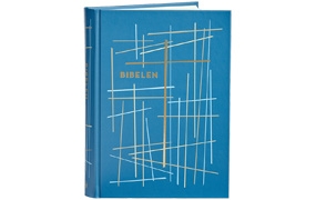 Bibelen i hardback - korsmønster