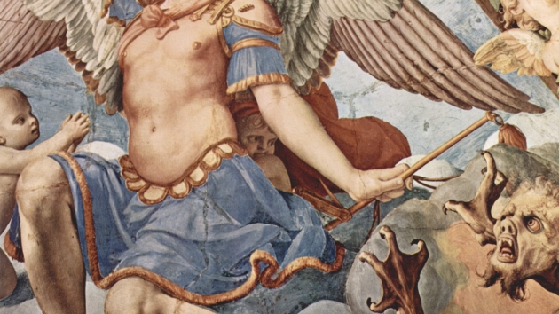 Ærkeenglen Mikael, malet af Bronzino. Foto: Wikimedia Commons.