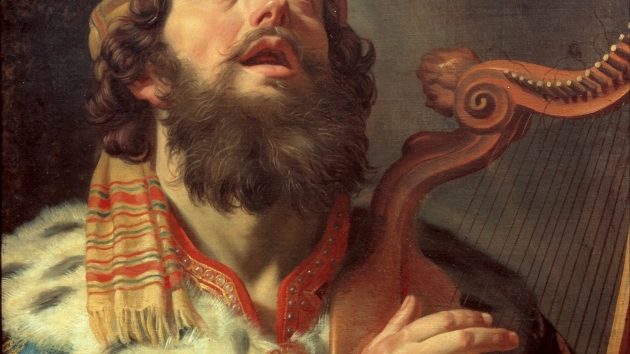 Bønner findes også i Det Gamle Testamente. I Salmernes bog finder man flere forskellige bønner. Mange af salmerne er krediteret David, som her i maleriet "King David Playing the Harp" af Gerard van Honthorst ses med sin harpe.