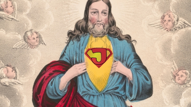 Ingen anden moderne superhelt har mere tydelige referencer til Bibelen og klassisk mytologi end netop Superman. Supermans to identiteter kan fortolkes som et billede på Jesus’ guddommelige og menneskelige natur.